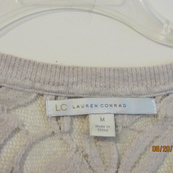 Lauren Conrad sweater, size med, tan - Picture 2 of 4